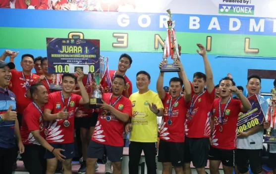 Turnamen Bulu Tangkis Polda Kepri Ajang Mengasah Pengalaman Bertanding Atlet