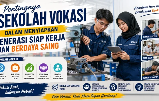Pentingnya Sekolah Vokasi dalam Menyiapkan Generasi Siap Kerja dan Berdaya Saing