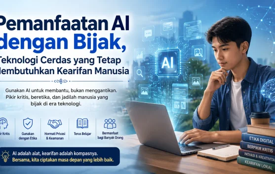 Pemanfaatan AI dengan Bijak, Teknologi Cerdas  Membutuhkan Kearifan Manusia