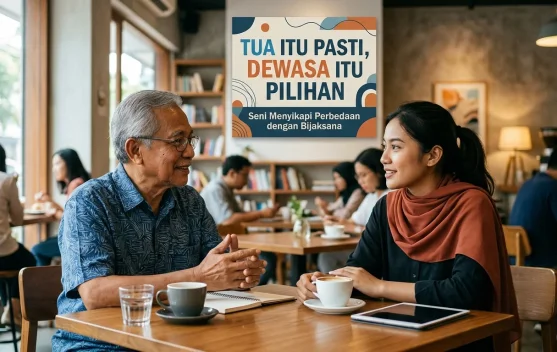 Tua Itu Pasti, Dewasa Itu Pilihan: Seni Menyikapi Perbedaan dengan Bijaksana