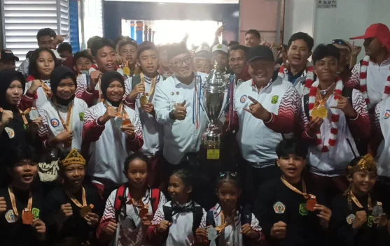 Pemko Tanjungpinang Sambut Kontingen Juara Umum POPDA Kepri