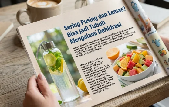 Sering Pusing dan Lemas? Bisa jadi Tubuh Mengalami Dehidrasi