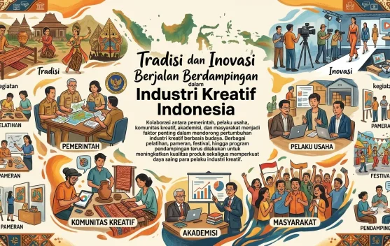 Tradisi dan Inovasi Berjalan Berdampingan dalam Industri Kreatif Indonesia