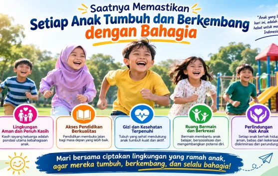 Saatnya Memastikan Setiap Anak Tumbuh dan Berkembang dengan Bahagia