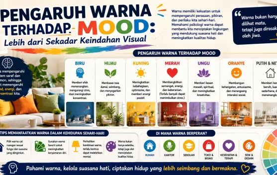 Pengaruh Warna terhadap Mood: Lebih dari Sekadar Keindahan Visual