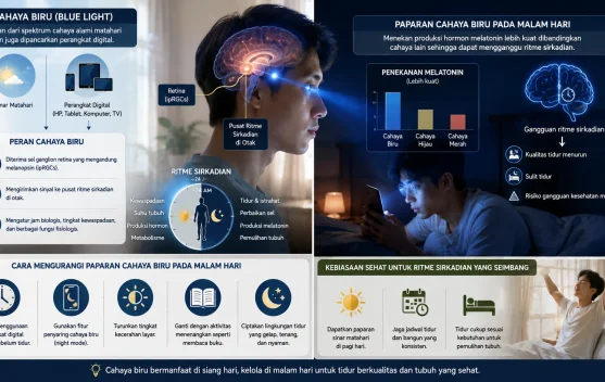 Blue Light dan Pengaruhnya terhadap Jam Biologis Tubuh