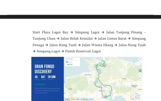 Rute Tour de Bintan 2026 Lintasi Lagoi hingga Kawasan Trikora