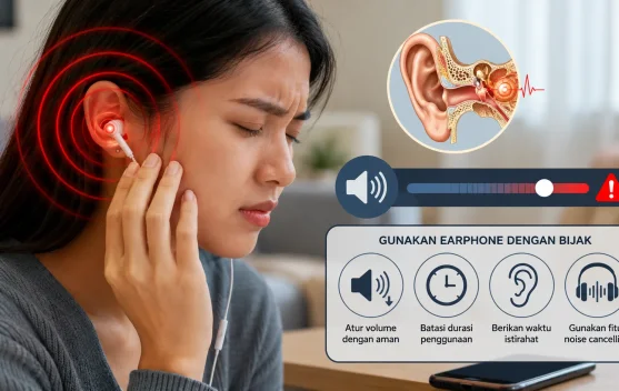 Bahaya Paparan Suara Keras Melalui Earphone