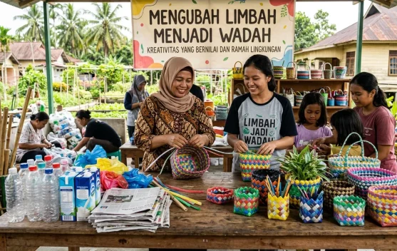 Mengubah Limbah Menjadi Wadah, Kreativitas yang Bernilai dan Ramah Lingkungan