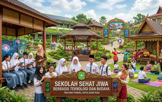 Sekolah Sehat Jiwa Berbasis Teknologi dan Budaya