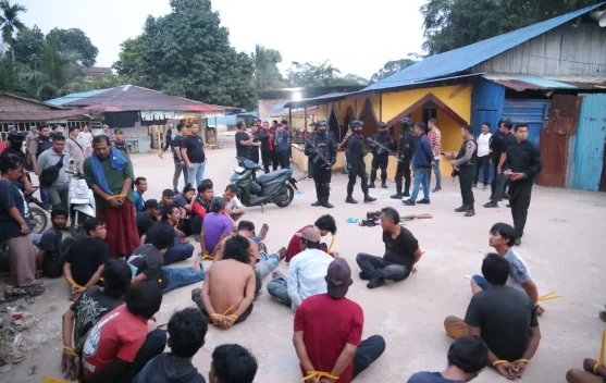Sebanyak 114 Orang Diamankan Polda Kepri dalam KRYD Narkoba