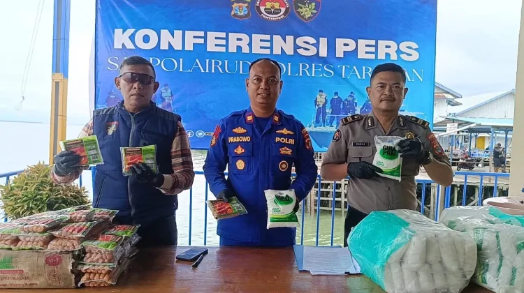 Bravo, Polres Tarakan Gagalkan Penyelundupan Pangan Ilegal