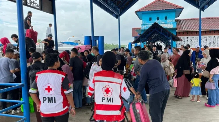 PMI Kaltara Monev Pos Siaga PP Lebaran 2026