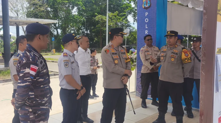 Arus Mudik, Kapolres Cek Pengamanan di Pelabuhan Ferry