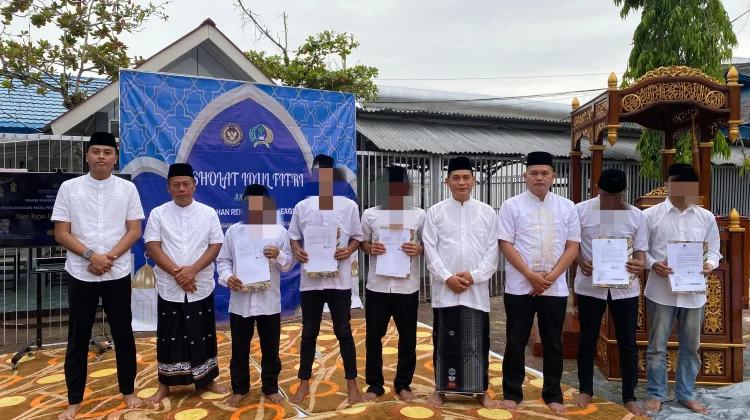 844 Orang Warga Binaan Terima Remisi Khusus Idul Fitri, Lima Orang Langsung Bebas
