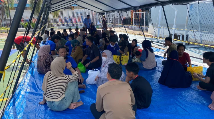 Layanan Kunjungan Idul Fitri Lapas Tarakan Terapkan Sterilisasi Berlapis