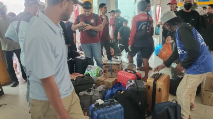 Ribuan Pemudik Tiba di Pelabuhan Tengkayu I Tarakan