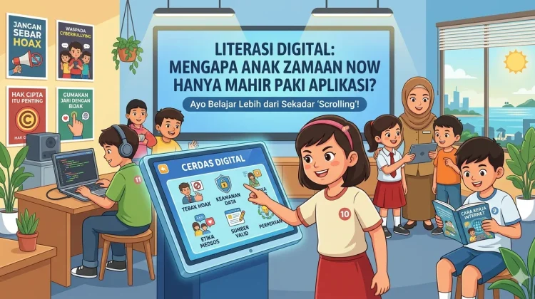 Literasi Digital: Mengapa Anak Zaman Now Hanya Mahir Pakai Aplikasi?