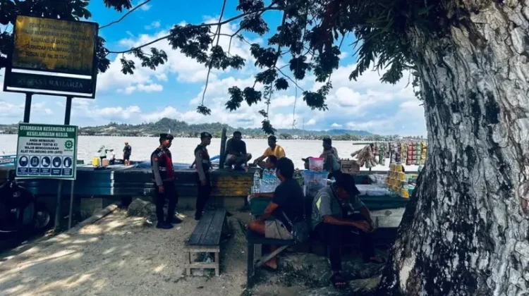 Jaga Keamanan, Polres Bulungan Patroli Pelabuhan Kayan III