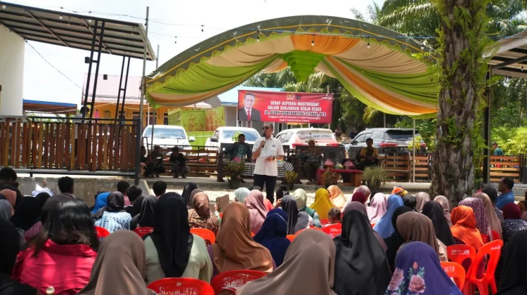 Deddy Sitorus Janji Perjuangan RUU Masyarakat Adat di Kabudaya