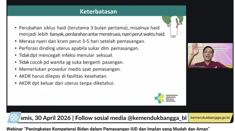 BKKBN Perkuat Kompetensi Bidan dalam Layanan IUD dan Implan demi Target MKJP 2025