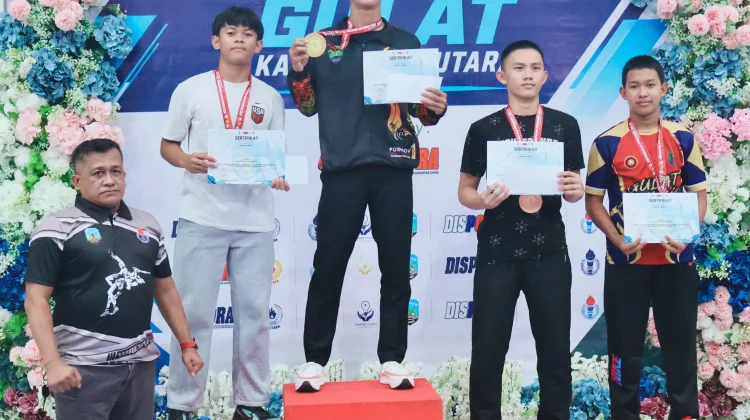 Borong 10 Emas, Tim Gulat Bulungan Juara Umum di Kejurprov