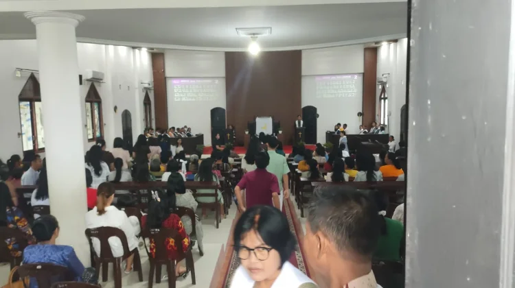 Ibadah Kenaikan Yesus Kristus di Tarakan Berjalan Aman