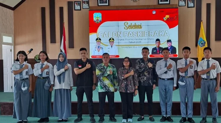 Enam Pelajar Terbaik Kaltara Ikuti Seleksi Paskibraka Nasional