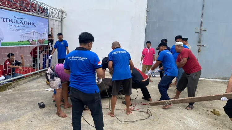 Kurban Lapas Tarakan, Perkuat Kebersamaan dan Rasa Syukur