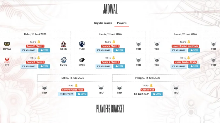 MPL ID Season 17 Masuki Babak Playoff