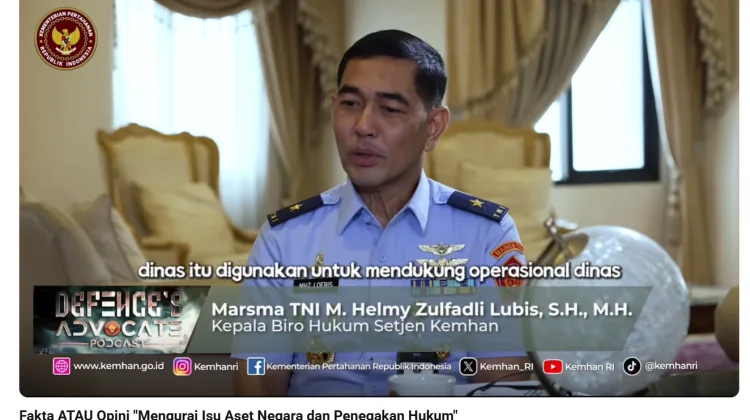 Pastikan Transparansi, Aset Kemhan Kini Terkoneksi ke Sistem Pencatatan Kemenkeu