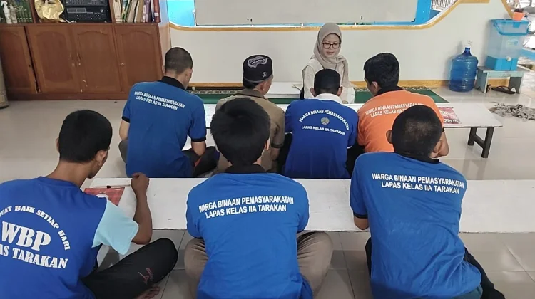 Warga Binaan Lapas Tarakan Tetap Lanjutkan Sekolah