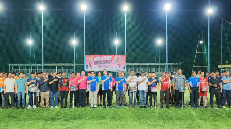 Polres Tarakan Gelar Turnamen Minisoccer Kapolres Cup