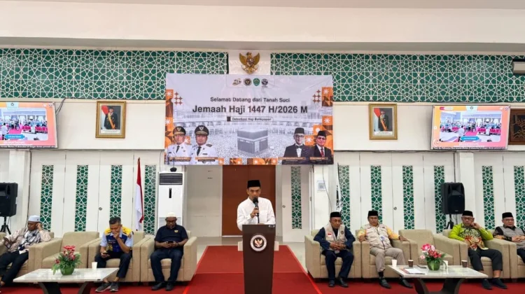 Sekprov Sambut Kepulangan Jemaah Haji Kaltara