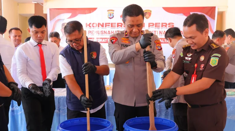 Polda Mengungkap 63 Kasus Narkoba Periode Mei hingga Juni 2026