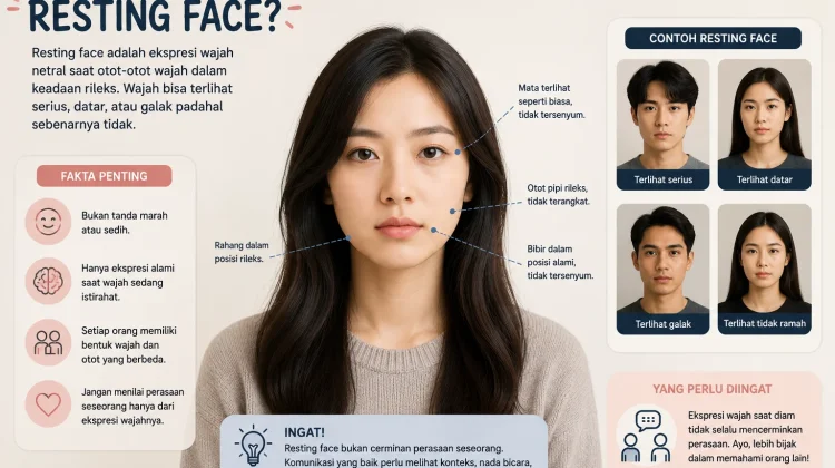 Resting Face, Wajah Terlihat Datar meski Tidak Marah