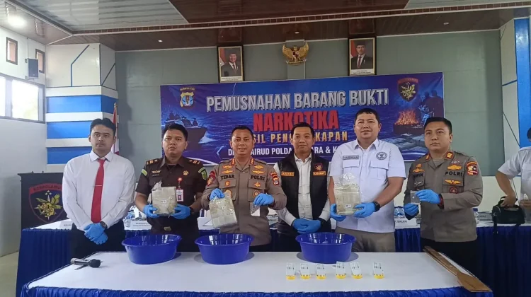 Ditpolairud Gagalkan Penyeludupan Sabu Malaysia 3,1 Kg