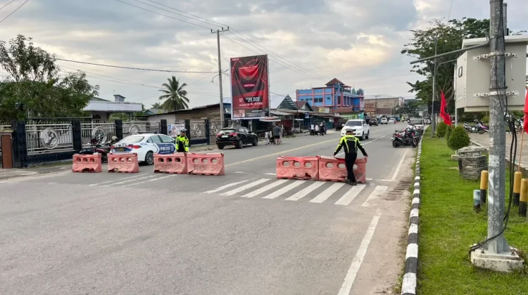 Polresta Bulungan Intensif Amankan Jalur Lalu Lintas Selama CFD