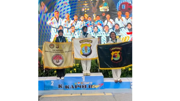 Polwan Polda Kaltara Gemilang di Kapolri Cup