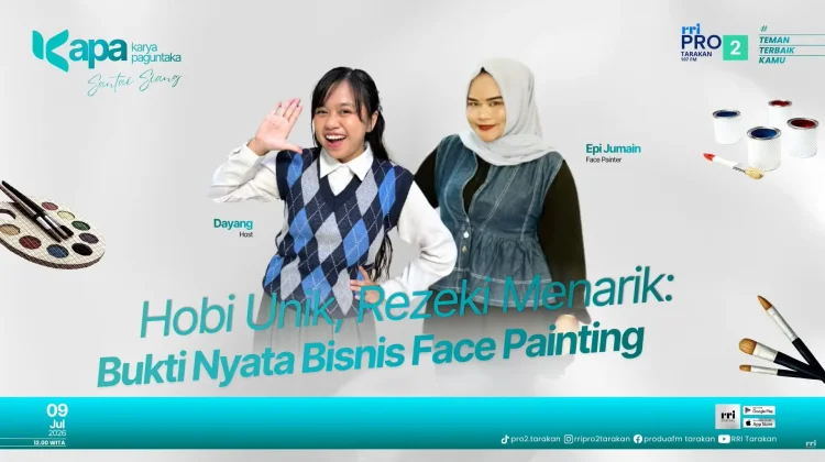 Kisah Sukses Epi Ubah Hobi Face Painting Jadi Cuan di Kaltara