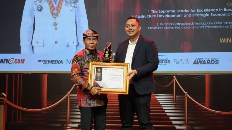 Bangun Perbatasan, Gubernur Diguyur Dua Penghargaan Nasional IPSEA 2026