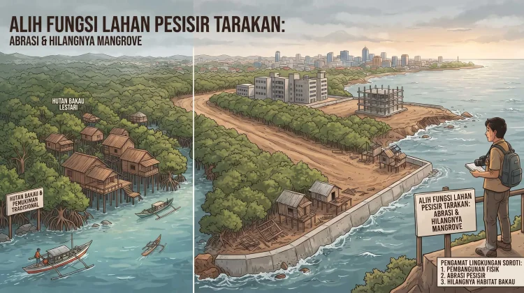 Pengamat Lingkungan Soroti Alih Fungsi Lahan Pesisir Tarakan