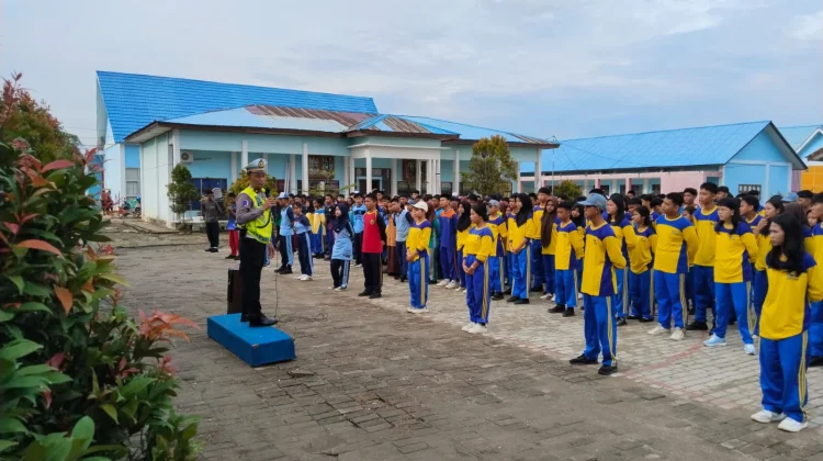 Satlantas Polresta Bulungan Edukasi Pelajar, Tanamkan Budaya Tertib Lalulintas