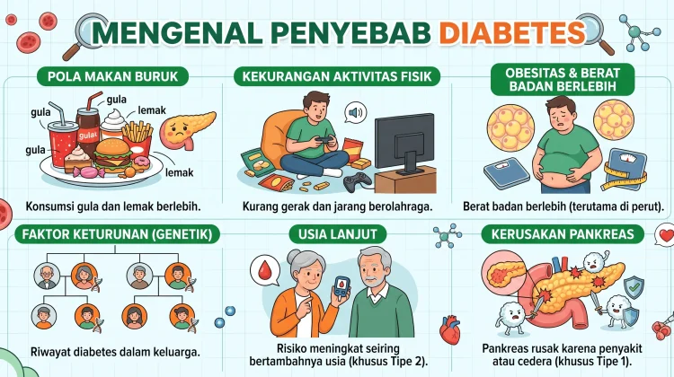 Mengenal Kadar Gula Darah dan Penyebab Diabetes