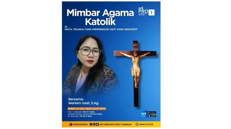 Penyuluh Agama Katolik Tarakan Bawa Pesan Kedamaian