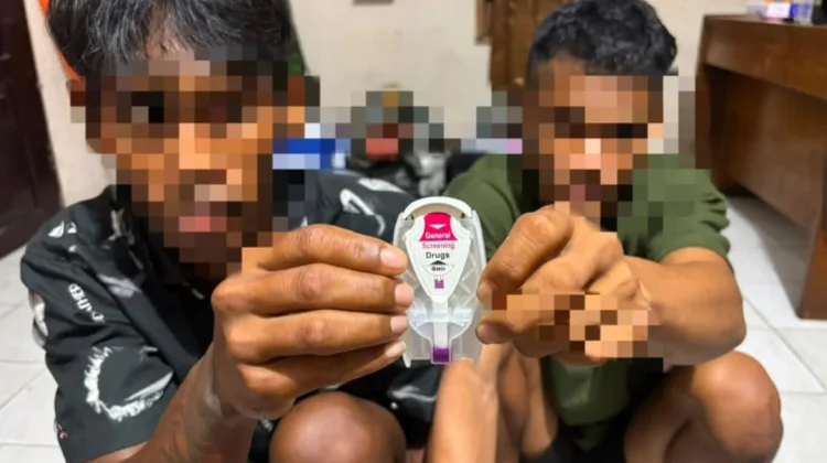 Dua Pria Binalatung Ditangkap, Polisi Amankan 7 Paket Sabu