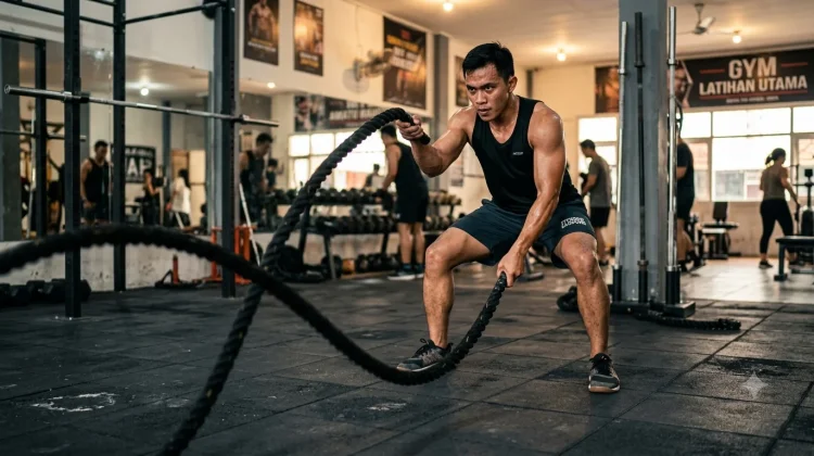 5 Manfaat Berlatih Battle Rope