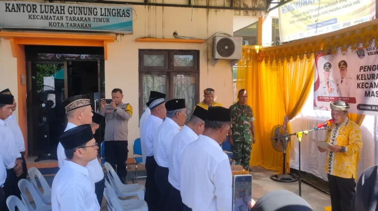 Kelurahan Gunung Lingkas Kukuhkan 16 RT dan 3 RW, Partisipasi Warga Capai 82%