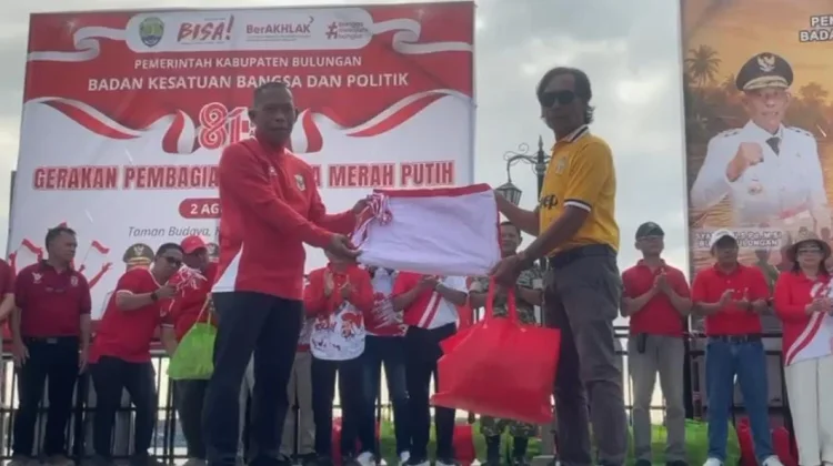 Selama Agustus, Merah Putih Wajib Berkibar di Rumah Warga Bulungan