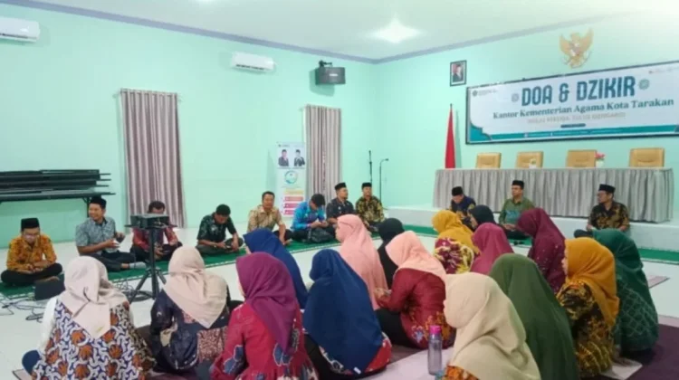 Perkuat Spiritualitas ASN, Kemenag Tarakan Gelar Dzikir dan Doa Bersama